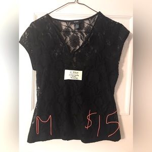 Top with attached camisole